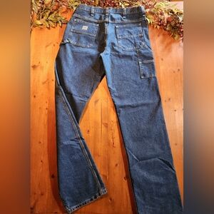 Lee Brand Men's Blue Carpenter Jeans sz 34×36